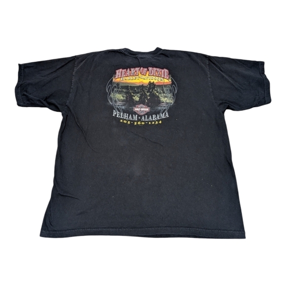 HARLEY-DAVIDSON (Men's 3XL) "Heart of Dixie" Pelham Alabama - Black - Picture 1 of 6